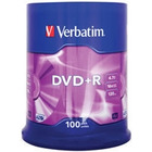 Verbatim dvd+r | 4.7gb | x16 | cakebox 100szt | matte silver