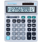 Kalkulator biurowy DONAU TECH, 12poz. 210x154x34 mm metalowa obudowa srebrny K-DT4129-38