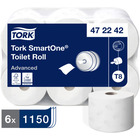Papier toaletowy tork t8 472242 (6) smartone® advanced