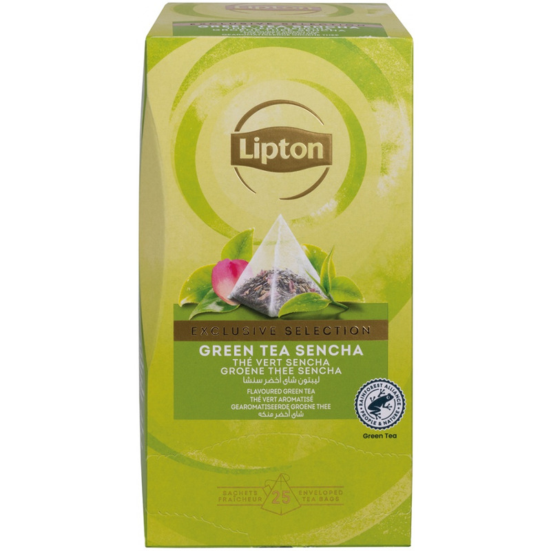 Herbata lipton piramidki exclusive selection sencha zielona (25), 858974