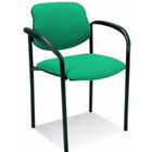 Krzes�o styl arm, zielono-czarny