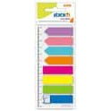 Zak�adki indeksuj�ce stickn 45x12 8 kol. neon zwyk�e / strza�ki + linijka 12cm 21346