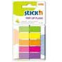 Zak�adki indeksuj�ce stickn 45x12 mix 5 kolor�w neonowych po 40 kart. w podajniku 26029