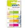 Zak�adki indeksuj�ce stickn 45x12 mix 4 kolor�w neonowych po 40 kart. w podajnikach 26017