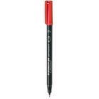 Foliopis permanentny staedtler lumocolor f czerwony s318-2