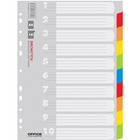PRZEK�ADKI DOX A4 KARTONOWE KOLOROWE 10 KART 21071021-99