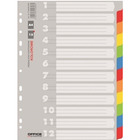 PrzekŁadki office products a4 kartonowe kolorowe 12 kart 7744095-99x