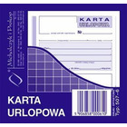 Druk karta urlopowa 2/3 a6 40k 507-6