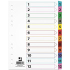 PrzekŁadki kartonowe mylar q-connect, 1 - 12 kf00163
