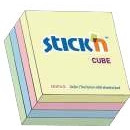 Notesy samop. kostka stickn, mix 4 kol. paste. 76 x 76 mm, 400 kart. 21013