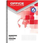 Ko�onotatnik office products, a5, 80 kartek / kratka