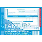 Faktura czynnoŚci zwolnione z padatku na podstawie art..43 ust.1 pkt 2-41 ustawy z 11.03.2004r. o podatku od towarÓw i usŁug, oryginaŁ + kopia / 198-3e / a5