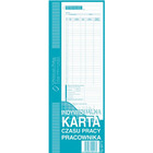 Druk indywidualna karta czasu pracy pracownika 1/2 a4 offset 531-0