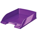 PÓŁka na dokumenty leitz wow plus, wysokoŚĆ 70 mm, metaliczny fioletowy
