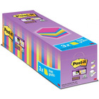 Karteczki samoprzylepne post-it super sticky mix kolorÓw w tym 3 bloczki gratis 76*76 mm 24x90 654-ss-vp24col