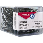 Spinacze metalowe office products, g�adkie 77mm 18087763-19