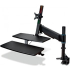 Stanowisko do pracy na siedzaco lub stojaco z systemem smartfit®