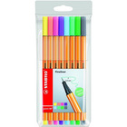 Cienkopis stabilo point 88 8 kolor�w pastelowych 88/8-01