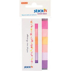 Zak�adki papierowe stickn neonowe candy, 6 bloczk�w 45 x 15 mm
