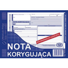 Druk nota korygujĄca vat a5 o+k 108-3e