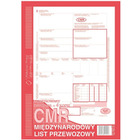 Druk cmr miĘdzynarodowy list przewozowy a4 80k o+4k 800-2