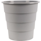 Kosz office products 16l pe�ny szary 19054621-10
