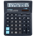 Kalkulator biurowy donau tech 12poz. 199x153x31 czarny k-dt4121-01