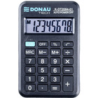 Kalkulator kieszonkowy donau tech 8poz. 97x60x11 mm czarny k-dt2084-01