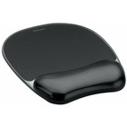 Podk�adka fellowes pod mysz i nadgarstek czarna crystal 9112101