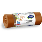 Worki do segregacji 60l (14) brĄzowe bio