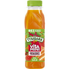 Sok tymbark jabko + marchew + truskawka 12*300ml vitamini plastikowa butelka
