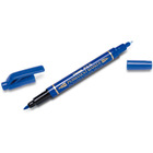 Marker permanentny pentel n75w dwustronny niebieski