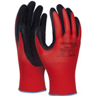 R�kawice donau safety super latex rozm. 9 kategoria ii czerwone 32021121-09