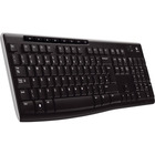 Logitech klawiatura k270 | bezprzewodowa | usb | black�����