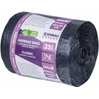 Worki na odpady donau expert 35l (100 sztuk) czarne z uszami ldpe 22384615-05