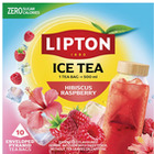 Herbata lipton na zimno malina i hibiskus (10 kopert)