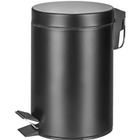 Kosz ze stopkĄ donau home wolnoopadajĄcy 3l czarny 45910311-05