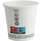 KUBKI PAPIEROWE BIAŁE 100ML (50) ŚREDNICA 63MM GM4OZCARB1