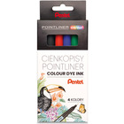 Cienkopis pentel pointliner s40 0, 4mm 4 kolory st4pl