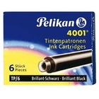 Naboje atramentowe pelikan krÓtkie (6) czarno-niebieskie tp/6 301184