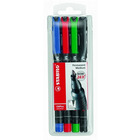 Foliopis permanentny stabilo ohpen m 843 1mm 4 kolory