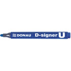 Marker permanentny donau d-signer okr.koŃc. niebieski 7371001-10