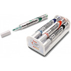 Marker suchoŚcieralny pentel maxiflo mwl5s okr.koŃc. kpl.4kol + gĄbka