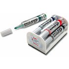 Marker sucho�cieralny pentel maxiflo mwl5m okr.ko�c. kpl. 4kol