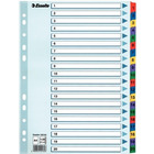 PrzekŁadki esselte mylar a4 kartonowe 1-20 100163