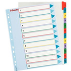 Przek�adki esselte mylar a4 maxi kartonowe 1-12 100209
