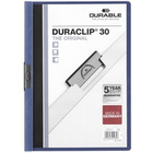Skoroszyt durable duraclip a4 30k granatowy 2200-07