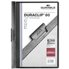 Skoroszyt durable duraclip a4 60k czarny 2209-01