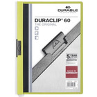 Skoroszyt durable duraclip a4 60k zielony 2209-05