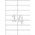 Etykiety avery zweckform 3653 105, 0*42, 3 (14/a4*100)
